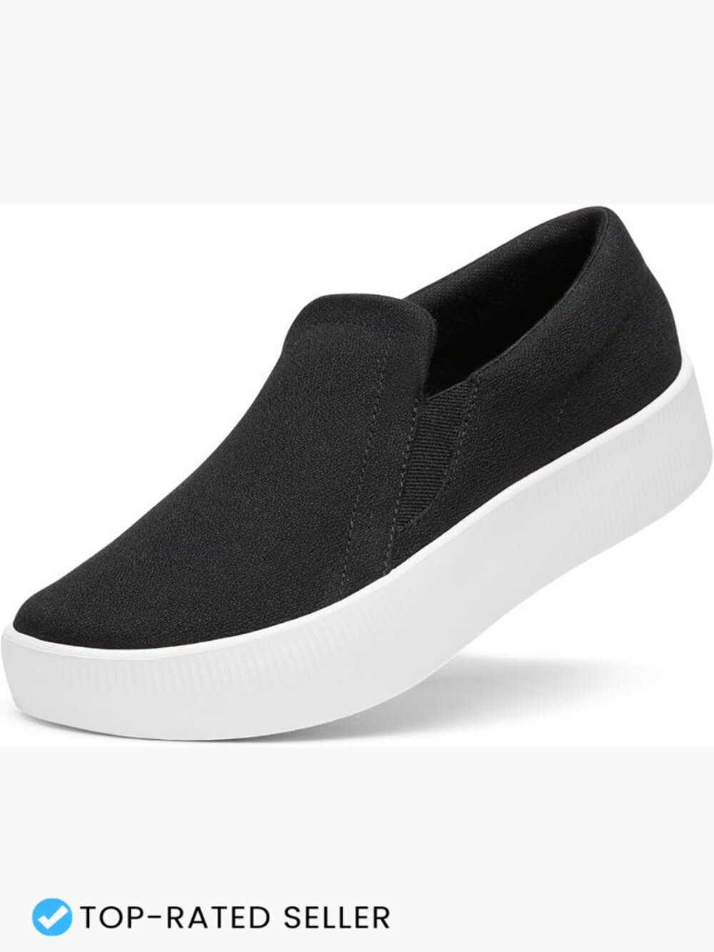 Slip-On Platform Sneakers Breathable Canvas Comfort Casual Minimal Everyday Wear